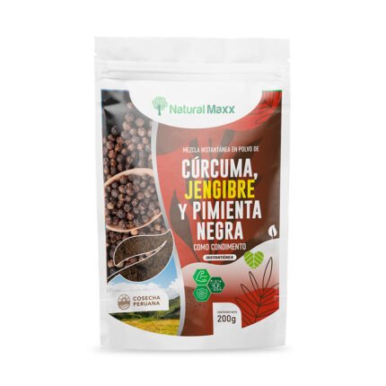 CURCUMA, JENGIBRE Y PIMIENTA NEGRA - SOBRE EN POLVO