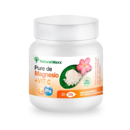 PURE DE MAGNESIO + VIT C - POTE EN POLVO 120G